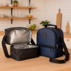 BOLSA TÉRMICA DUPLA 7 LITROS SPX-19009-AZE NA COR AZUL