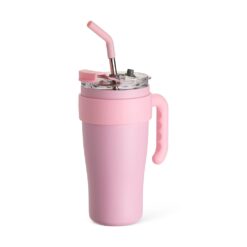 CANECA TÉRMICA INOX 800ML SPX-18970-ROS NA COR ROSA