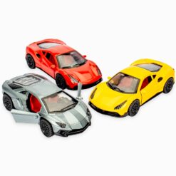 CARRO MINIATURA SPX-P$BRINQ22-MIS NA COR AMARELO