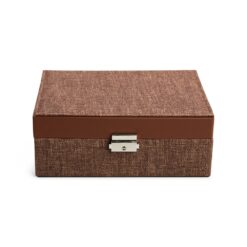 PORTA-JOIAS SPX-01738-MAR NA COR MARROM