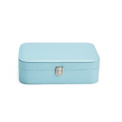 PORTA-JOIAS COM ESPELHO SPX-P@07489-AZC NA COR AZUL