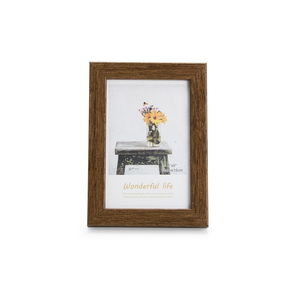 PORTA-RETRATO PVC SPX-18988-MAE NA COR MARROM