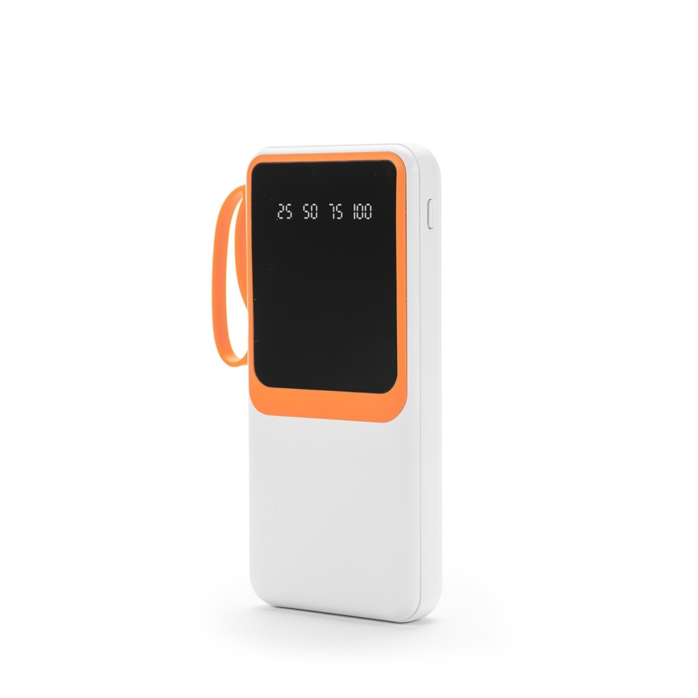 POWER BANK 10.000MAH SPX-P@09017-BCO NA COR BRANCO
