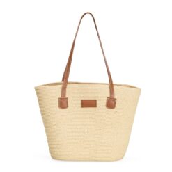 BOLSA FIO DE PAPEL TORCIDO SPX-09009-MAC NA COR MARROM