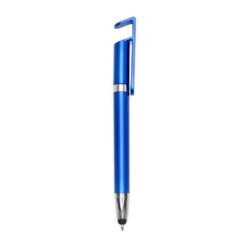 CANETA PLASTICA TOUCH C/ SUPORTE SPX-P@14968-AZE/AZE NA COR AZUL