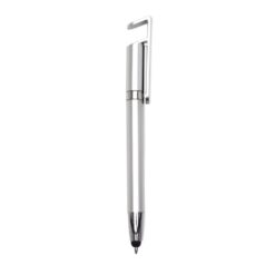 CANETA PLASTICA TOUCH C/ SUPORTE SPX-14968-PRA/PRA NA COR PRATA