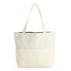 SACOLA DE LONA SPX-19034-BEG/BEG NA COR BEGE