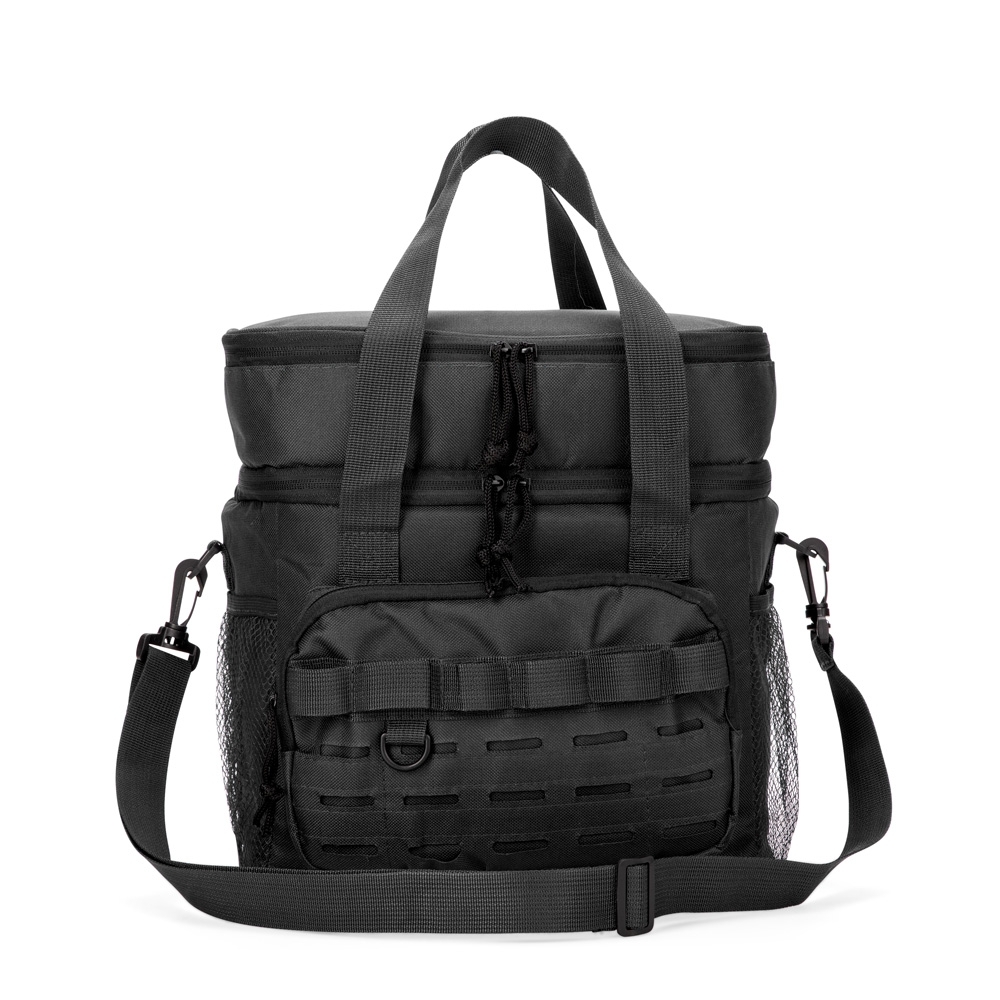 BOLSA TÉRMICA DUPLA 16L SPX-19079-PRE NA COR PRETO