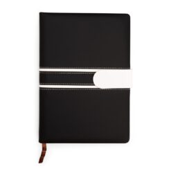 CADERNETA COURO SINTÉTICO SPX-19109-PRE/BCO NA COR PRETO