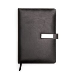 CADERNETA PU SPX-19110-PRE NA COR PRETO