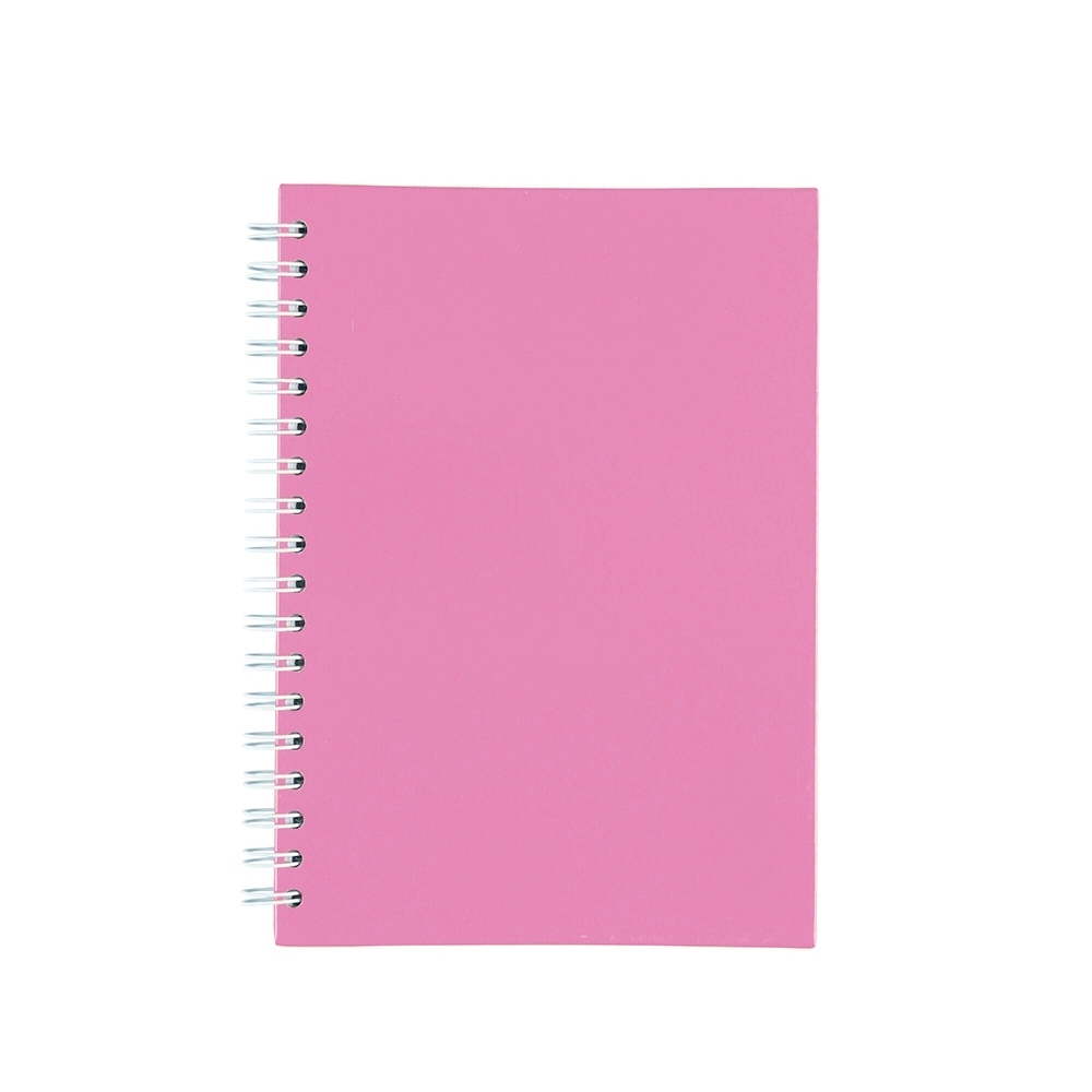 CADERNO CAPA FOSCA COM PAUTA SPX-15466F-ROS NA COR ROSA