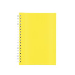 CADERNO LAMINADO COM PAUTA SPX-15466-AMA NA COR AMARELO