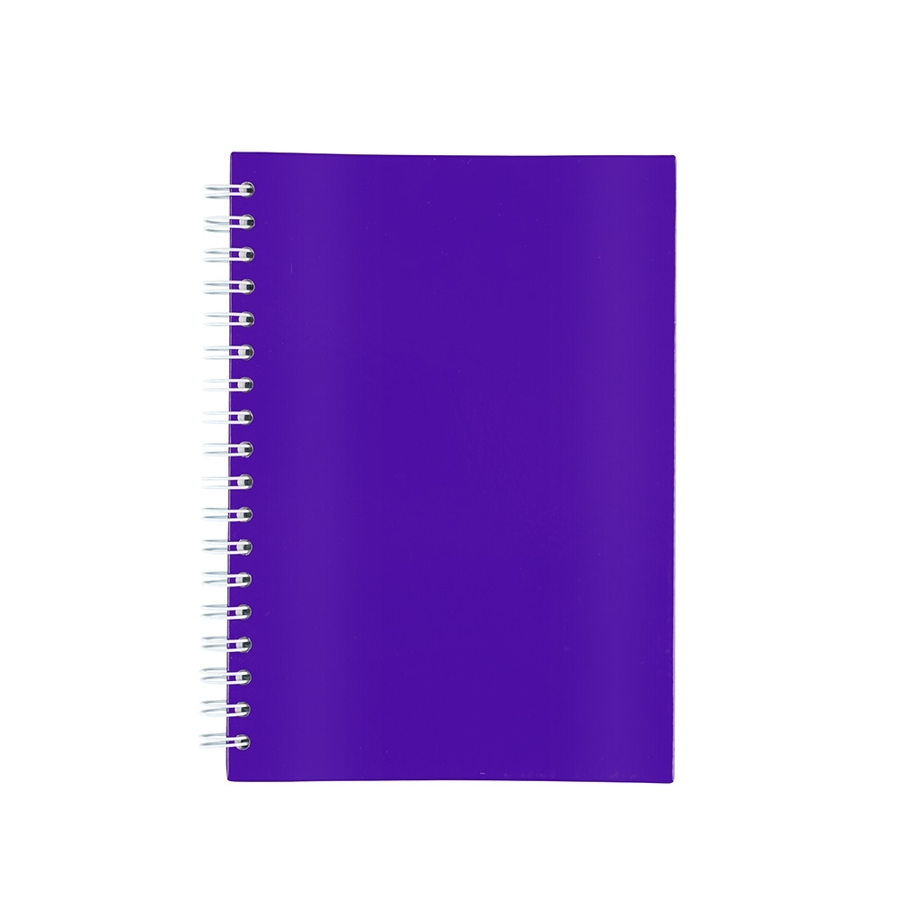 CADERNO LAMINADO COM PAUTA SPX-15466-ROX NA COR ROXO