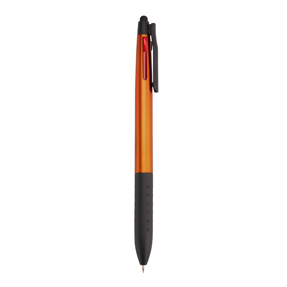 CANETA 3 EM 1 TOUCH SPX-09211-LAR/PRE NA COR LARANJA