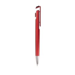 CANETA PLÁSTICA COM SUPORTE PARA CELULAR SPX-12412-VM/PRA NA COR VERMELHO