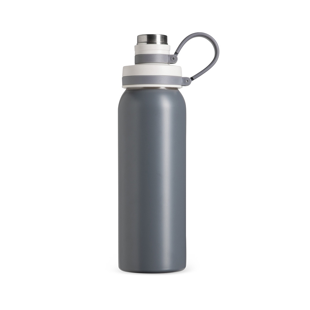 GARRAFA INOX 800ML SPX-19062-CZE/BCO NA COR CINZA