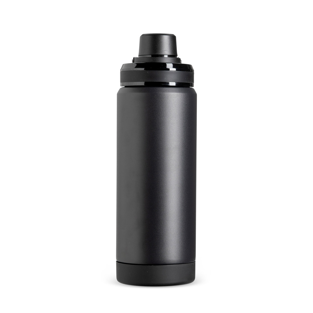 GARRAFA TÉRMICA 600ML SPX-09182-PRE NA COR PRETO