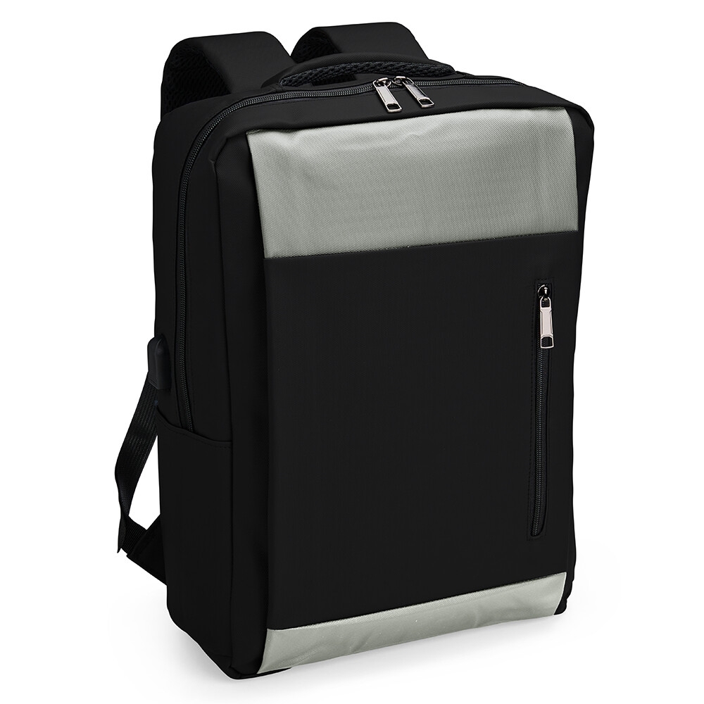 MOCHILA PU IMPERMEÁVEL ANTIFURTO 22L SPX-08156-PRE/CIN NA COR PRETO